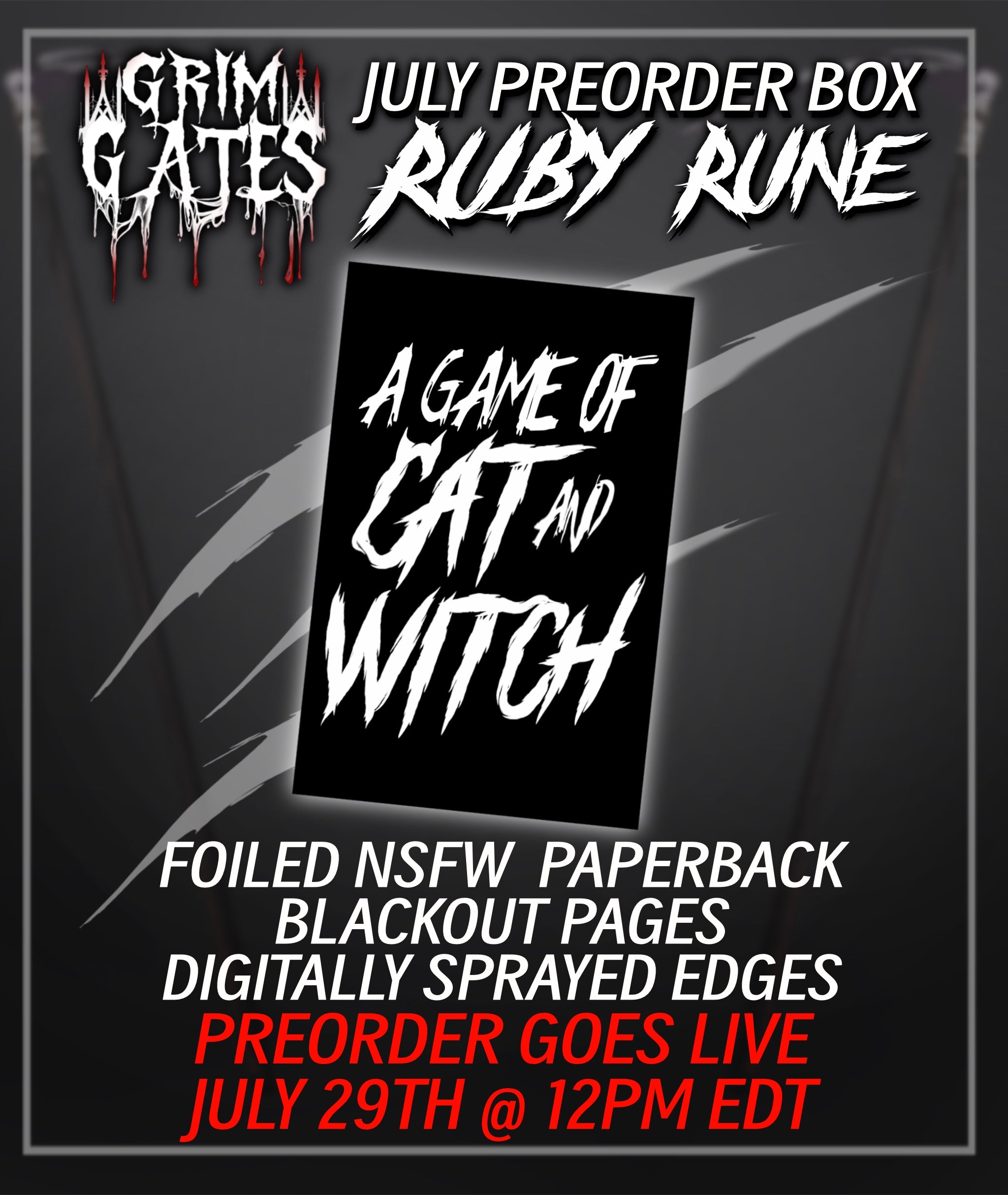 July Surprise Drop - A Game of Cat and Witch