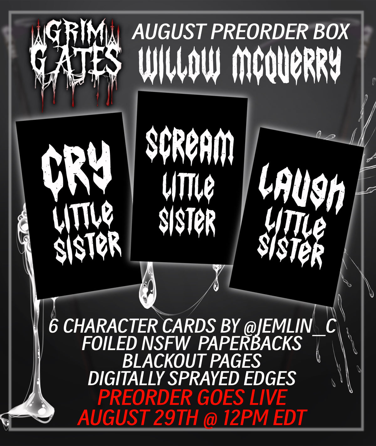 August Willow McQuerry - Little Sister 1-3 Set