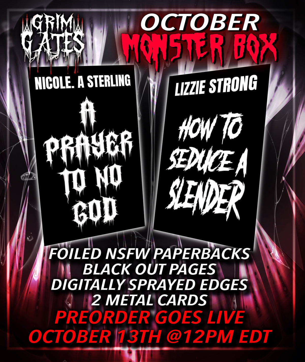 October Monster Box - Nicole A. Sterling + Lizzie Strong
